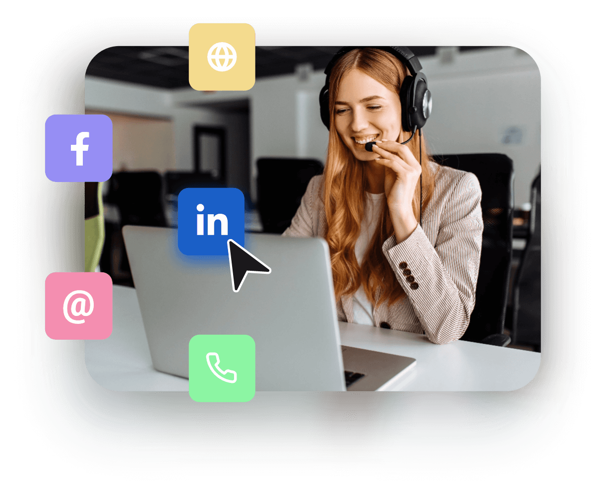 Accurate contacts for sales activities